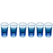 Ploknplq Shot Glasses Set Shot Glasses Water Made Stemless Of Tumblers Glasses Shatterproof And Acrylic Kitchen茂录聦Dining \u0026 Bar Shot Glasses One Size Blue